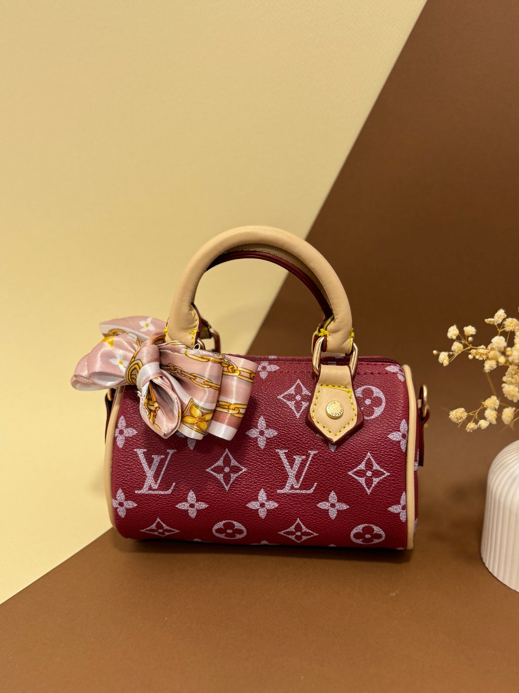 Burgandy LV bag