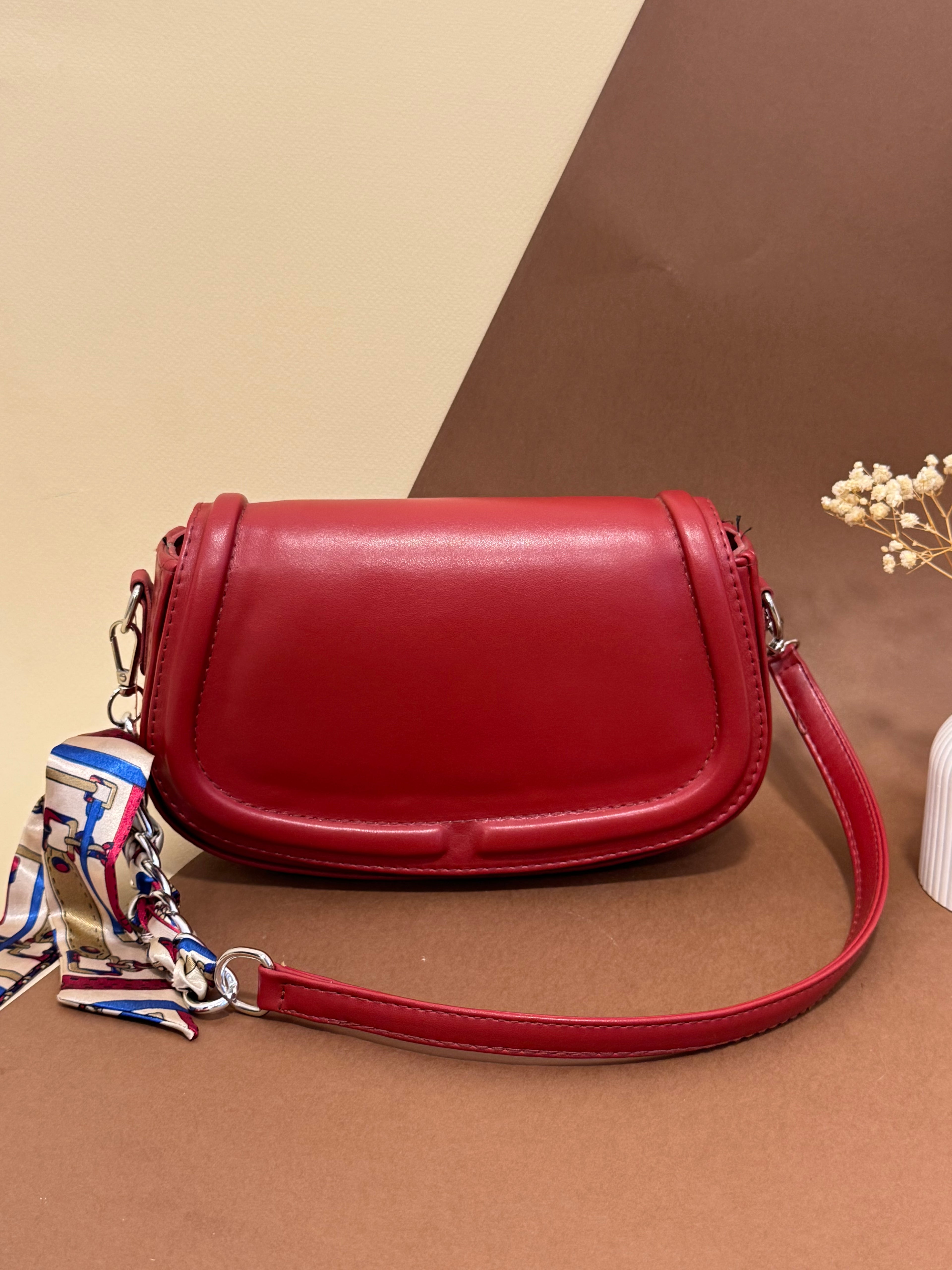Red basic bag