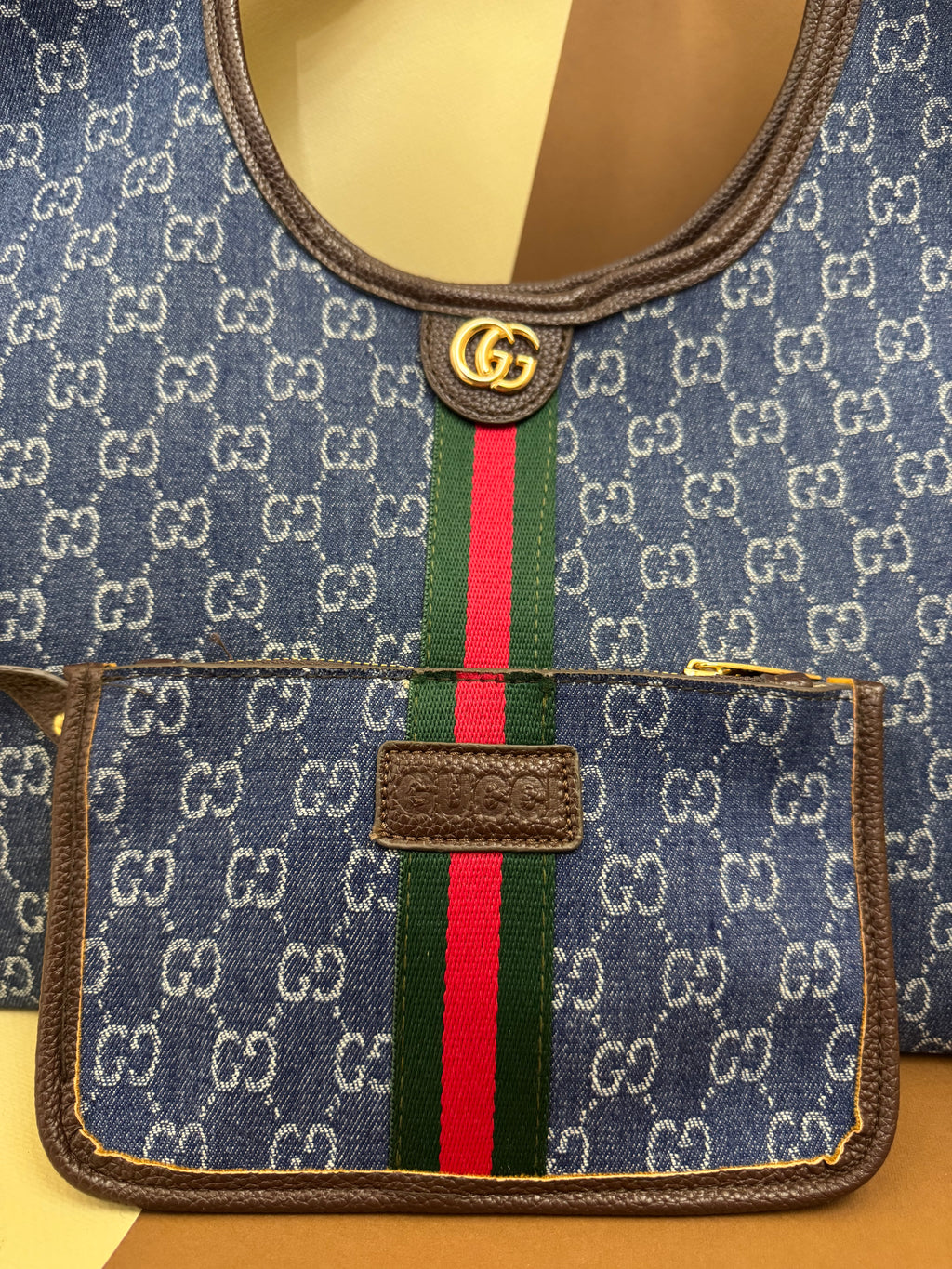 Jeans- GG bag