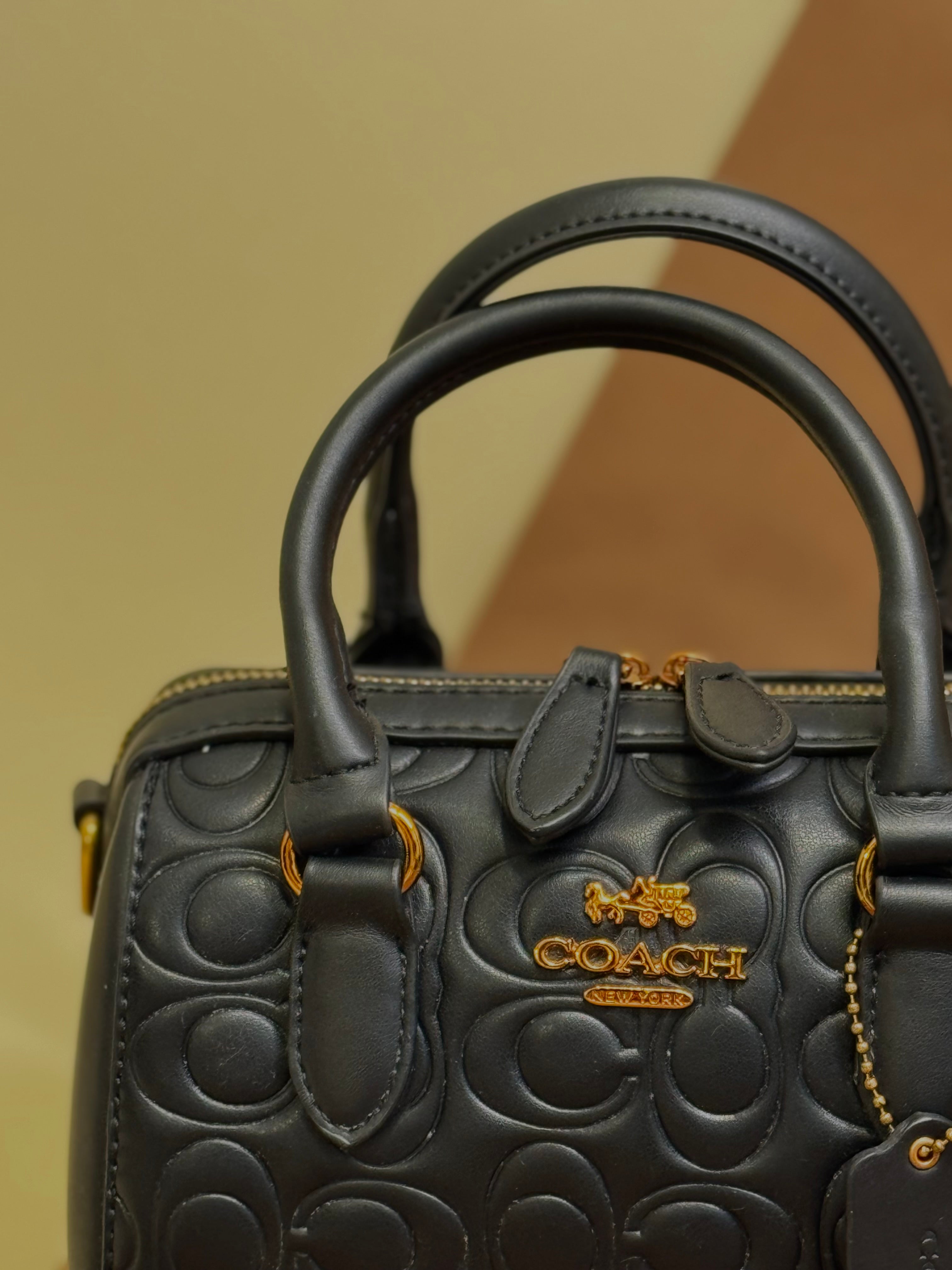 Black coach bag