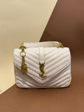 Cream YSL bag