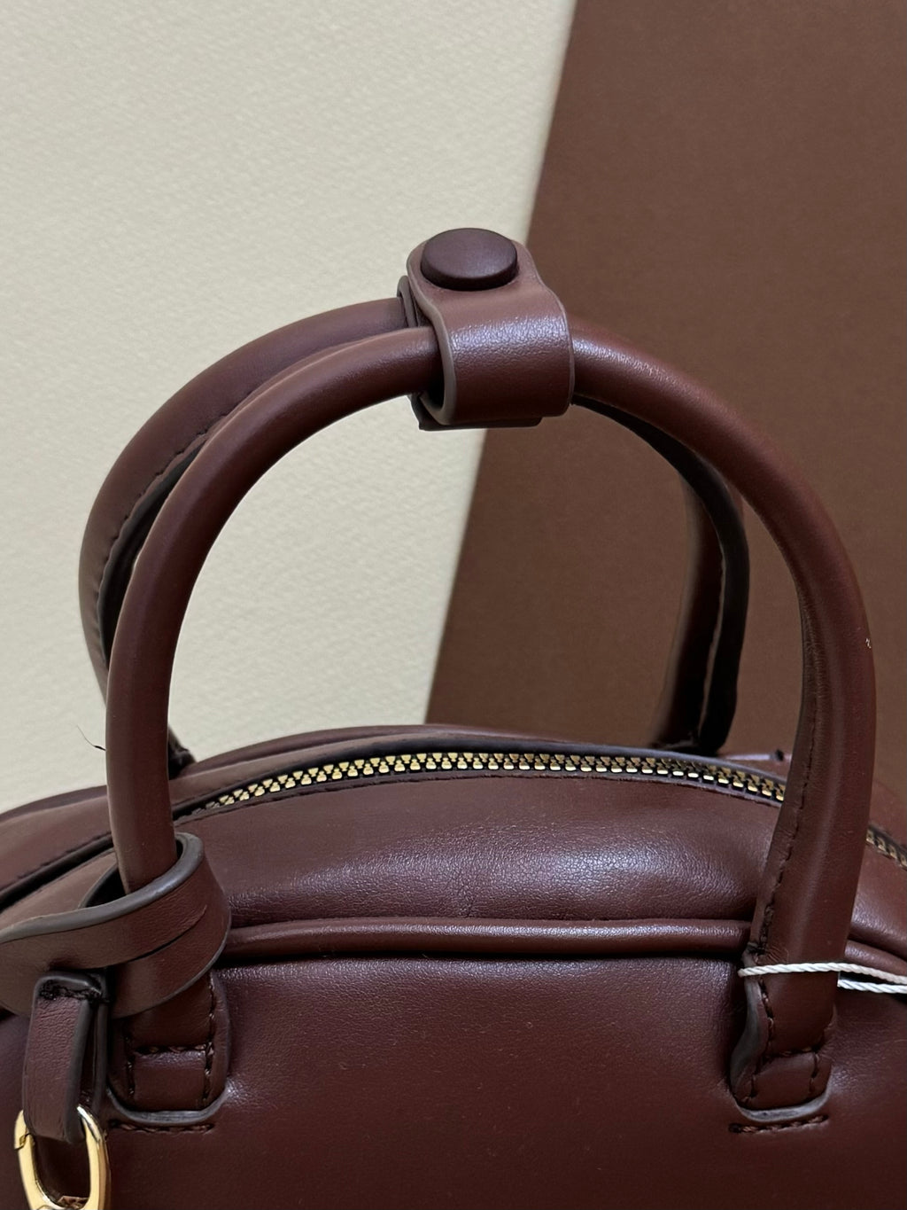 Brown-mini zara bag