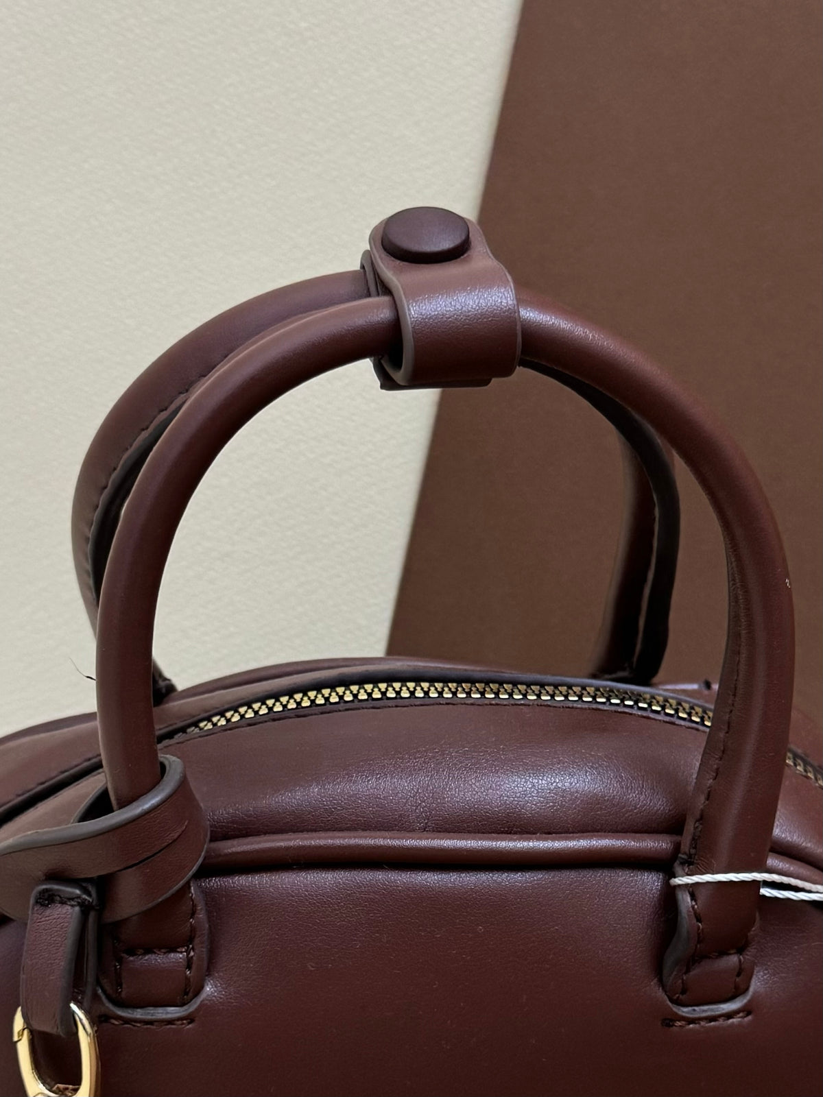 Brown-mini zara bag