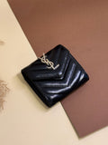 YSL black wallet