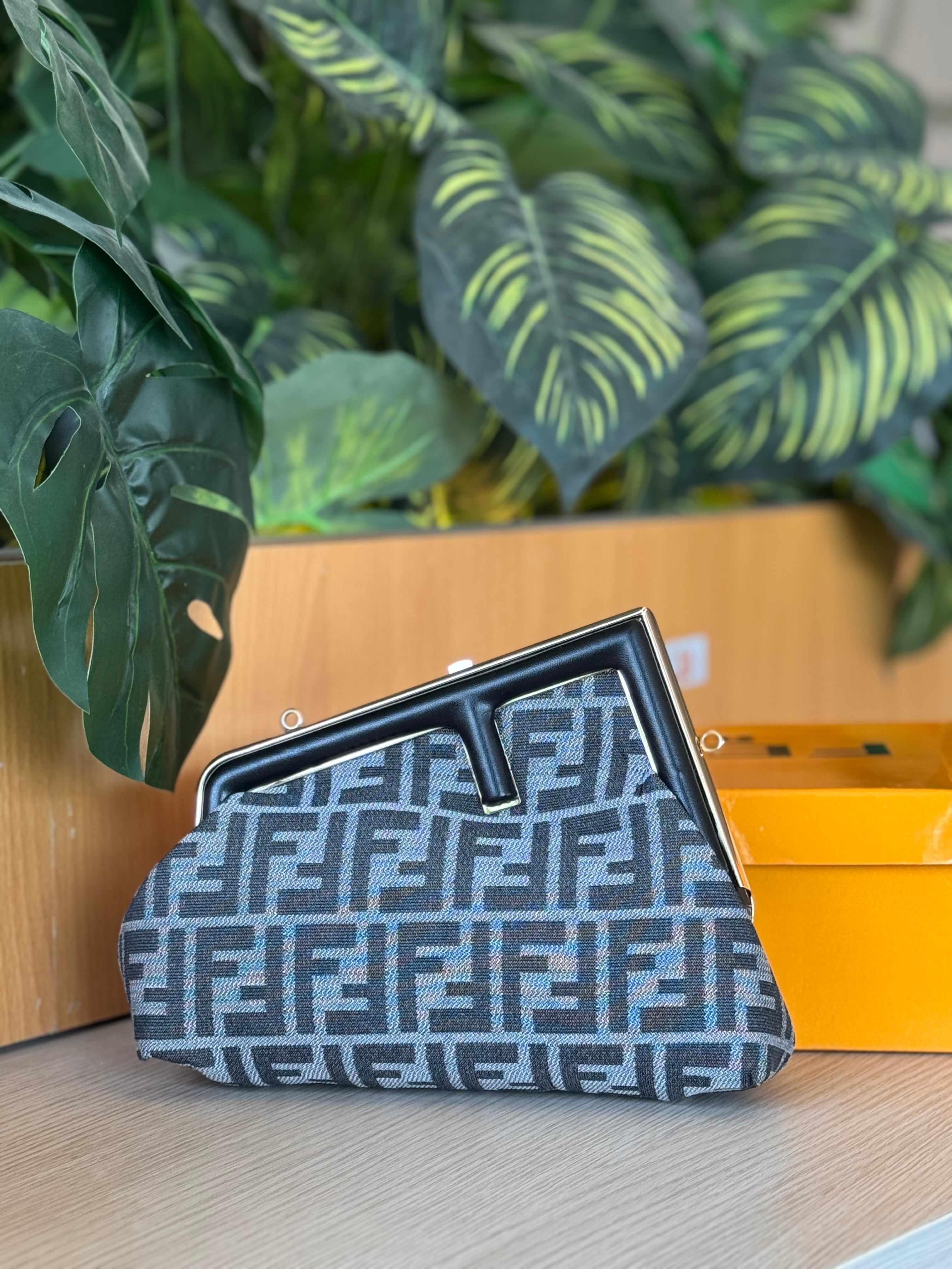 Black fendi high copy bag