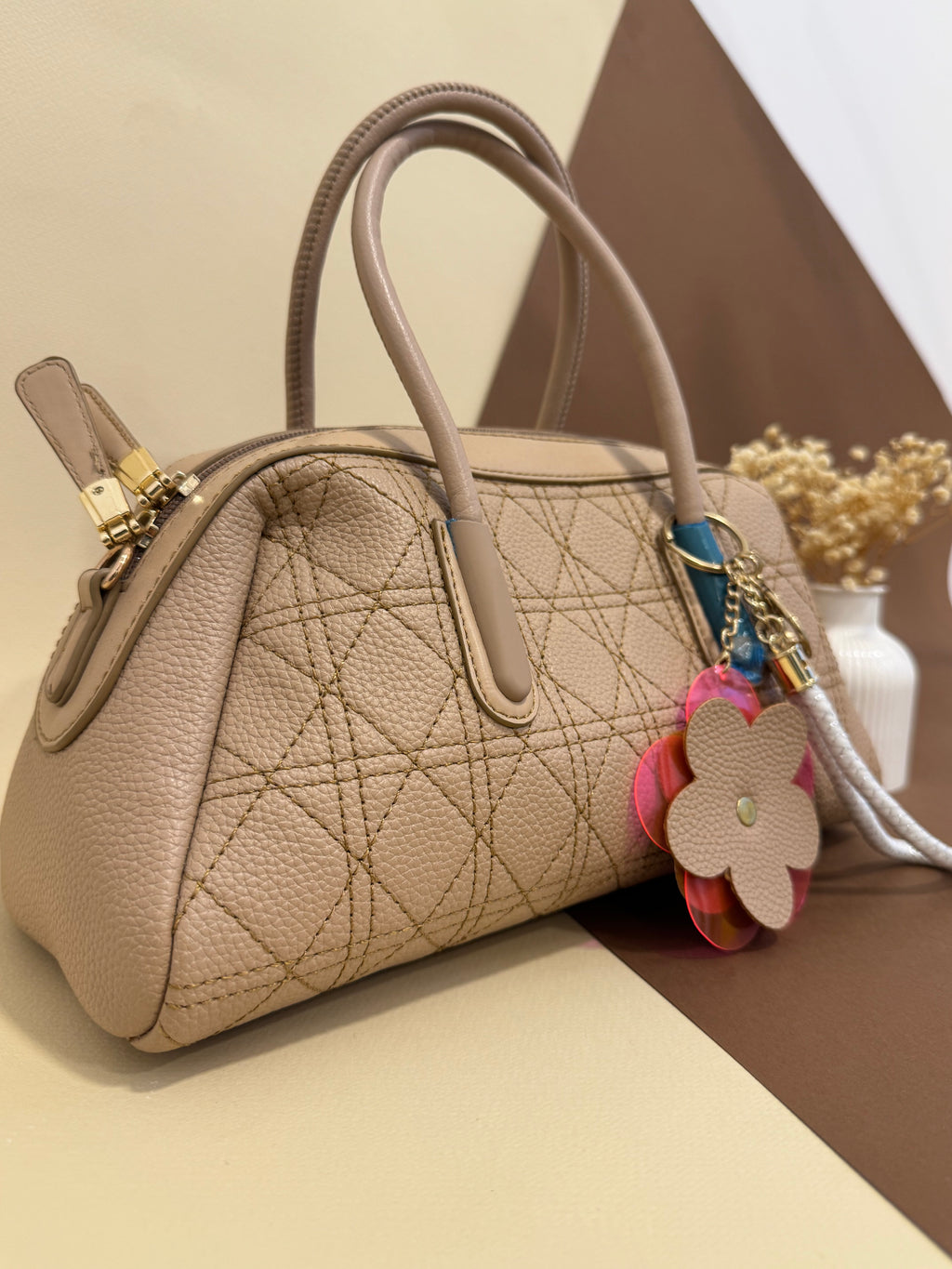 Beige Basic bag