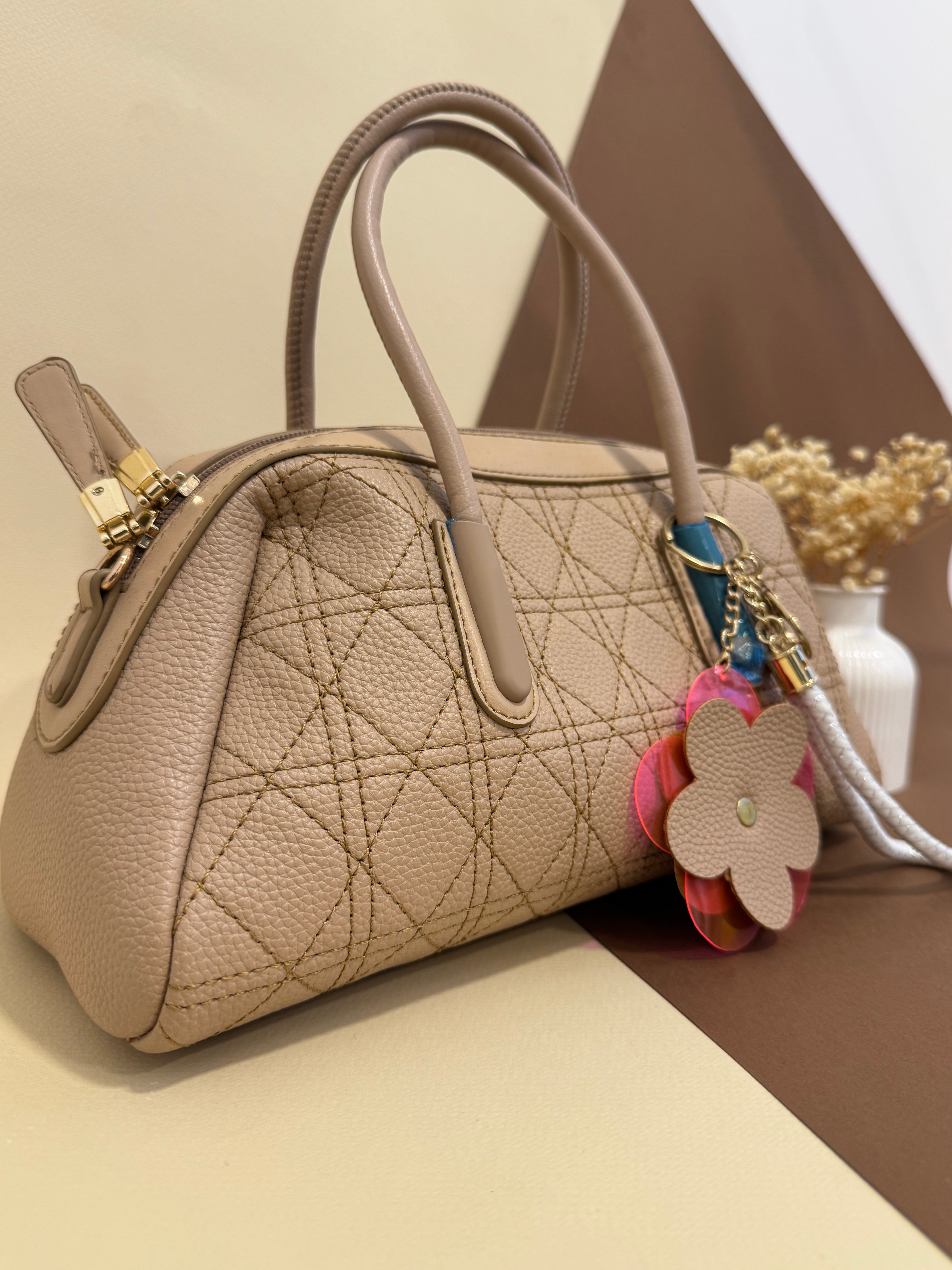 Beige Basic bag