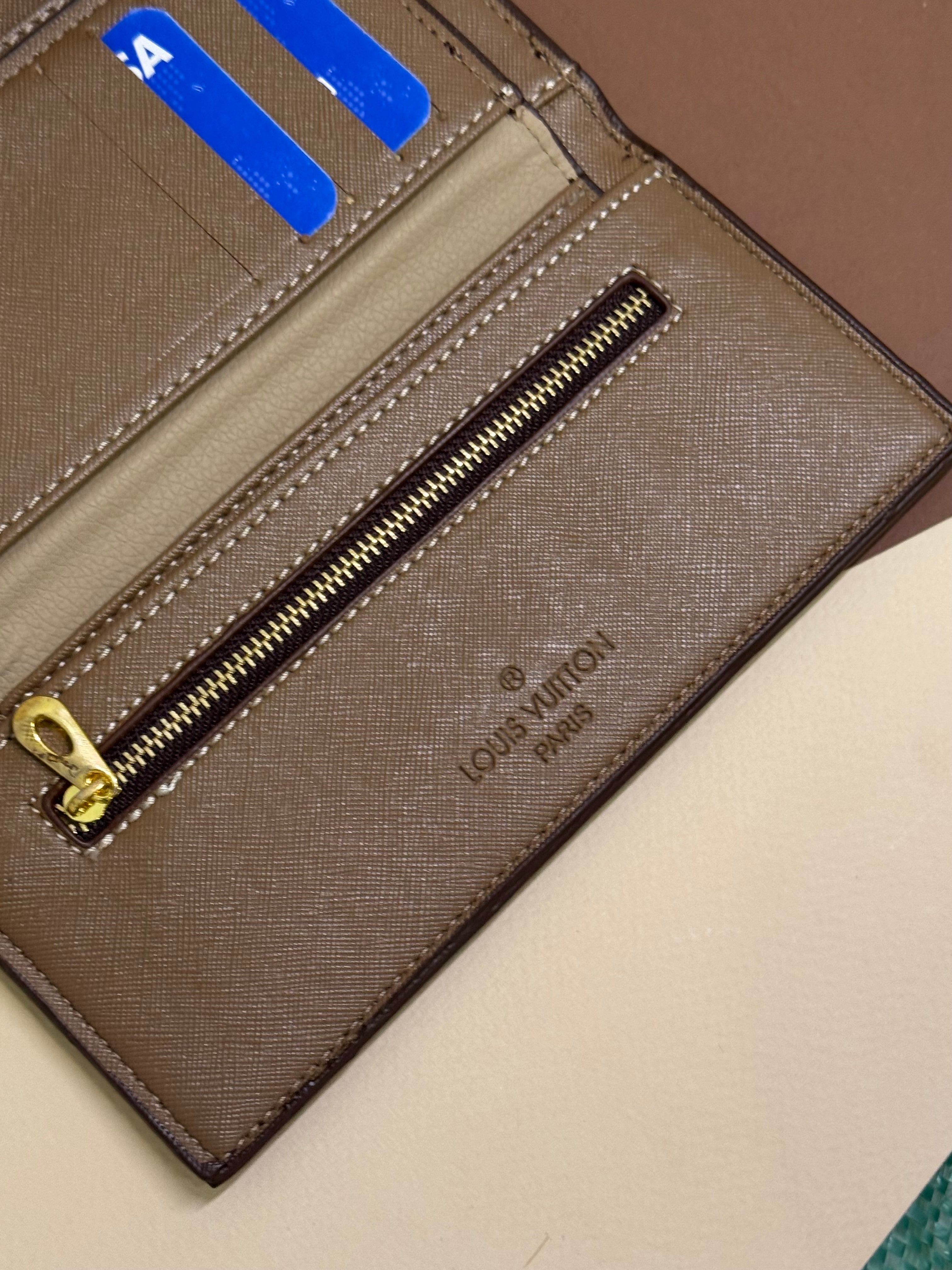 Brown LV long wallet
