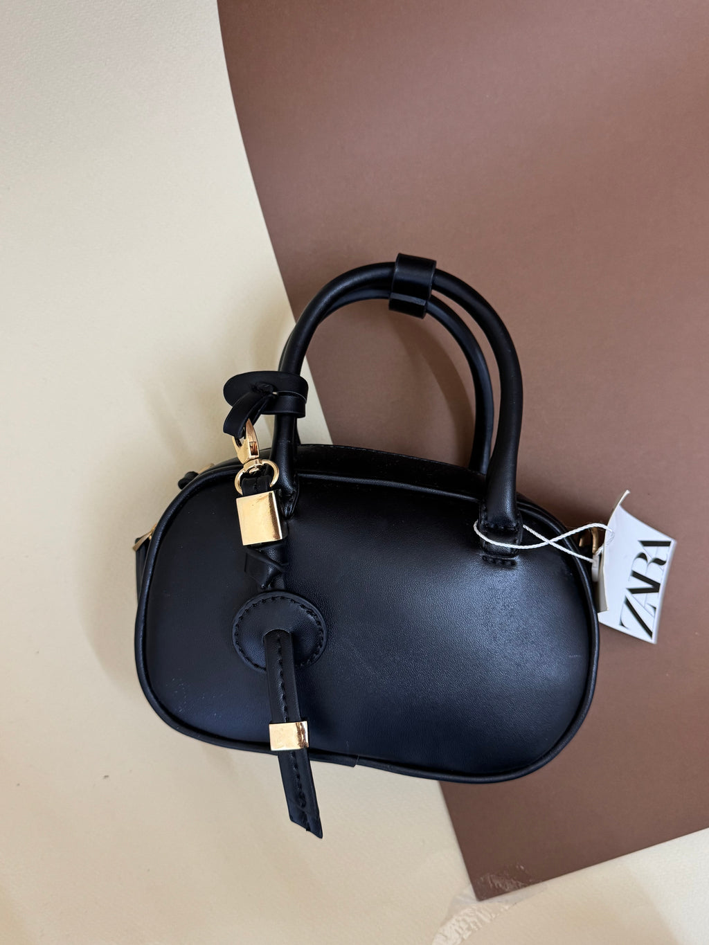 Black-mini zara bag