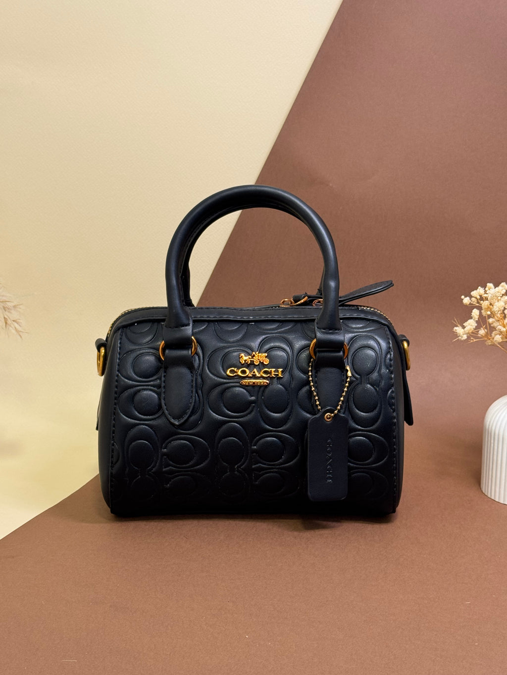 Black coach bag