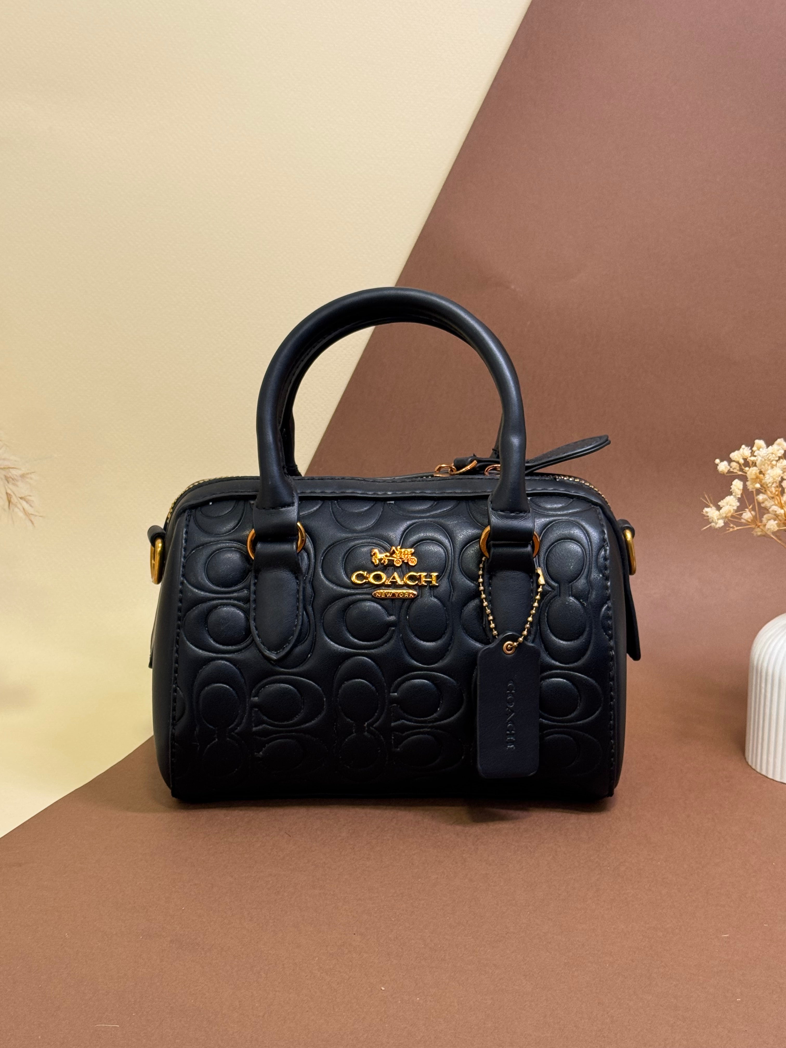 Black coach bag